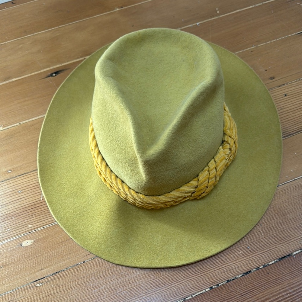 Mustard Yellow Fedora by Reinhard Plank